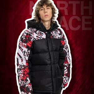 Men’s | The North Face | Printed | HMLYN Down | Parka | Size Men's Medium